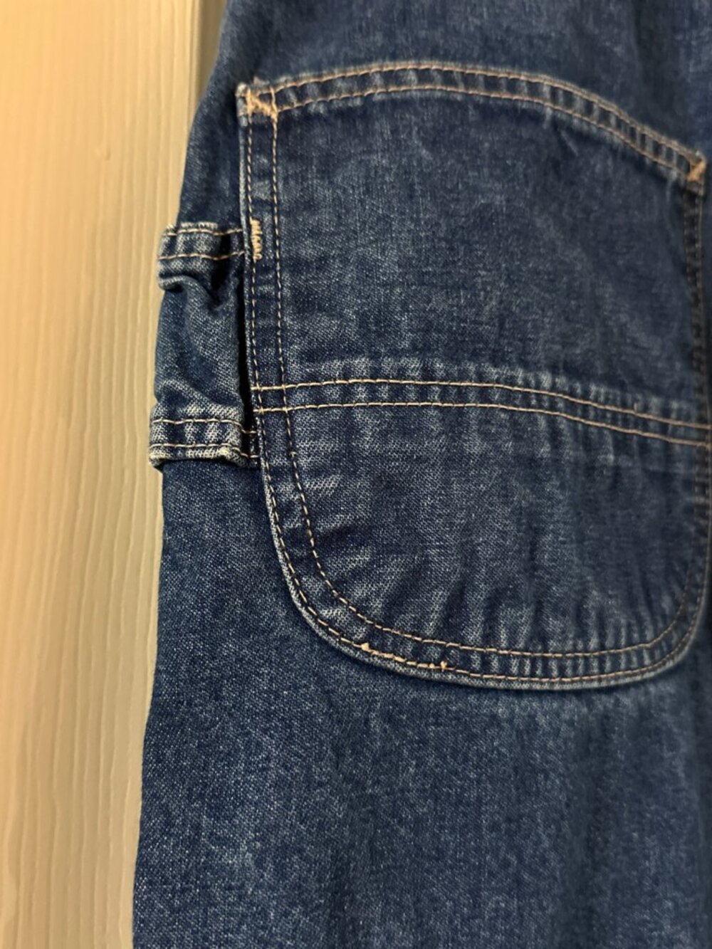 Carhartt FR Loose Fit Jeans Mens 40x34 Blue Medium Wash Utility Denim BD0013-FRM - Picture 8 of 10